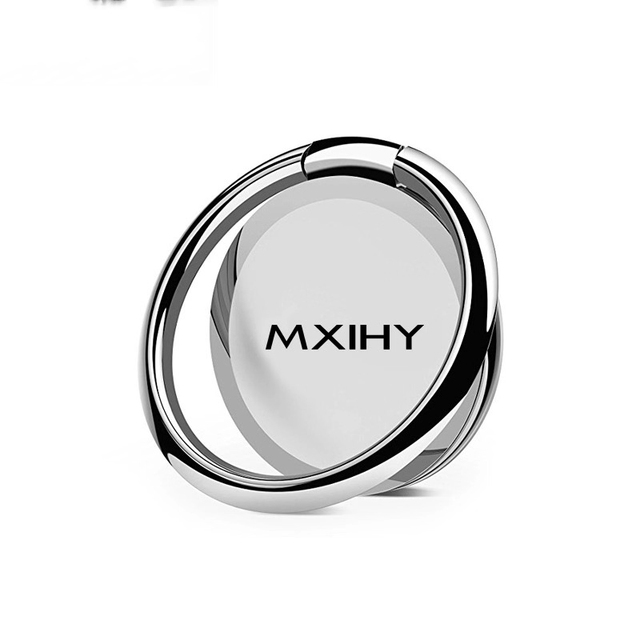Custom Flexible Metal Phone Ring Holder with 360 Degree Rotating for Desk Use