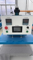 Machine de gaufrage semi-automatique à tête unique, nouveau modèle, équipement de pose de colle pour estampage 3D concave-convexe sur tissu