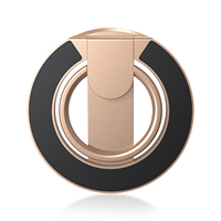 Neuerscheinung Hochwertiger Aluminium-Legierung Doppelseitiger Magnetischer 2-in-1 Fingerring-Griff Telefonhalter Ständer für Schreibtisch
