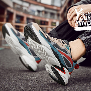 Chaussures de sport pour hommes, légères, amortissantes, respirantes, en cuir synthétique, semelle en caoutchouc, confortables - Product Image 5