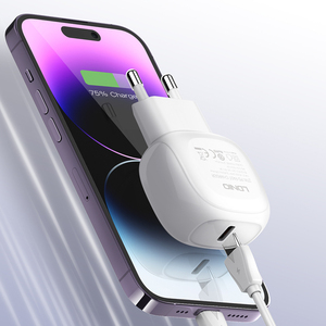 LDNIO venta al por mayor <span class=keywords><strong>Original</strong></span> USB tipo C 20W 27W Pd Eu pared carga rápida teléfonos <span class=keywords><strong>cargador</strong></span> para Apple <span class=keywords><strong>iPhone</strong></span> Samsung 14 <span class=keywords><strong>Pro</strong></span> <span class=keywords><strong>Max</strong></span> - Product Image 2