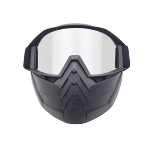 Lunettes de moto à monture complète, lentille sphérique en polycarbonate, anti-buée, pour sports de plein air, protection UV pour hommes - Product Image 4