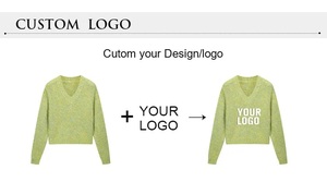 Gilet femminile senza maniche da ragazza con scollo a V in Cashmere - Product Image 6