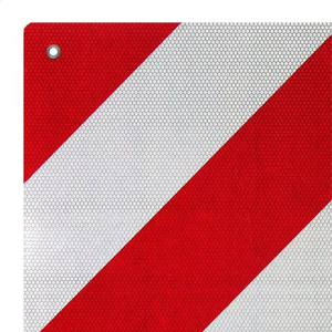<span class=keywords><strong>Plaque</strong></span> d'avertissement arrière en aluminium pour porte-vélos Espagne Portugal utilisant des panneaux d'avertissement réfléchissants approuvés V20 - Product Image 3