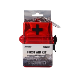 Ori-Red portátil impermeable <span class=keywords><strong>de</strong></span> plástico colgante Mini Kit <span class=keywords><strong>de</strong></span> <span class=keywords><strong>primeros</strong></span> <span class=keywords><strong>auxilios</strong></span> para pequeñas lesiones - Product Image 2