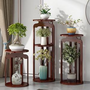 Flower stand, floor-standing household decoration, modern Chinese style, multi-tiered potted plant stand, flower rack, storage - Product Image 3
