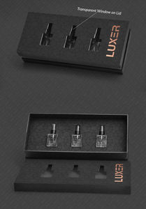 Emballage de glissière rigide de parfum en papier bouteille vide de testeur de parfum coffret cadeau rigide cosmétique dans une boîte de revêtement d'éponge en relief - Product Image 3