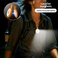 Lampe torche LED magnétique multifonctionnelle - Mini lampe de travail rechargeable super lumineuse pour le camping en plein air, la réparation et les situations d'urgence