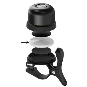 Nuevo Timbre Antirrobo para Manillar de Bicicleta con Ranura para Airtag, para Bicicletas de Montaña <span class=keywords><strong>y</strong></span> Carretera - Product Image 1