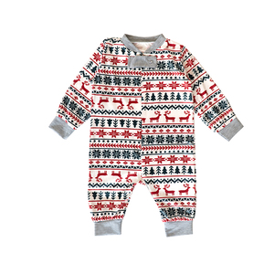 Christmas Moose Family Matching Clothes Pajamas Set 2023 Year Costume Mother <strong>Daughter</strong> Sleepwear Family <strong>Outfit</strong> Kid Baby Nightwear - Product Image 6