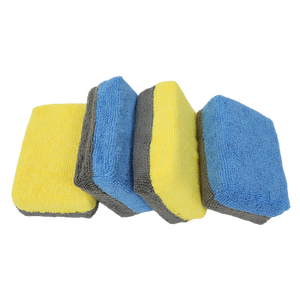 Đa chức năng Dày Làm sạch vải hai mặt sợi nhỏ hiệu quả làm sạch Scratch-Free ướt và khô sử dụng kép xe miếng bọt biển - Product Image 1