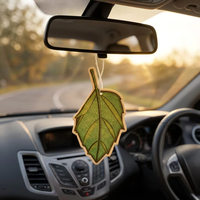 Désodorisant de voiture en papier suspendu en forme de feuille, parfum longue durée de haute qualité, le meilleur désodorisant pour voiture, élimine les odeurs