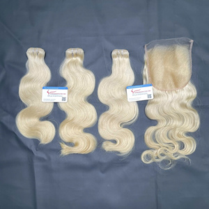 Extensions de cheveux humains à ondulation corporelle, diverses couleurs, sans perte ni nœuds, pour coiffures tendance - Product Image 1