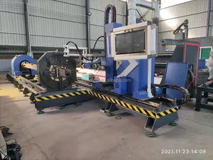 Affordable 3 D Wide Flange Cnc H Beam Robot Cutting Machine Oxygen Flame Plasma Cutter Line For Large Pipe Profile In China