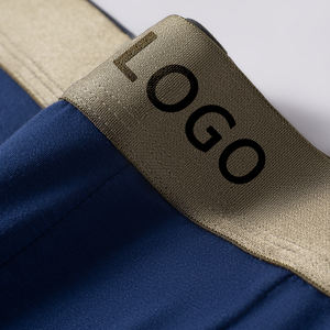 Cuecas Boxer de Fibra de Bambu de Alta Qualidade Personalizadas para Homens, Respirável, Design OEM/ODM, Logotipo/Tamanho/Cores do Cliente - Product Image 4