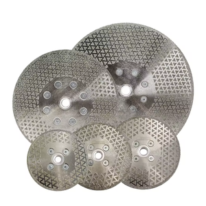 Disque de coupe électro-plaqué en diamant double face 105 - 230 mm pour le marbre, la céramique, le carrelage, la coupe et le meulage - Product Image 1