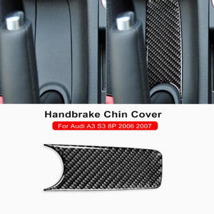 Cubierta de Freno de Mano para Audi A3 S3 8P 2006 2007, Adhesivo de Fibra de Carbono Real, Accesorios de Estilo Interior para Automóvil - Product Image 2