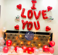 16 pouces je t'aime ballon or argent Rose or saint valentin décor de fête de mariage t'aime ballon saint valentin ballon
