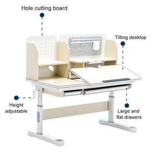 Estación de Trabajo Ergonómica de Madera Premium para Niños con Escritorio Ajustable para Uso en el Aula y el Dormitorio - Product Image 5