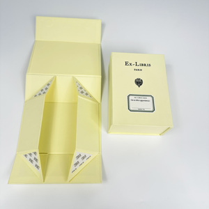 Luxury Custom Logo <b>Foldable</b> Magnetic Cardboard Gift Packaging <b>Box</b> Matt Lamination Embossing Recyclable Design for Gifts Crafts - Product Image 2