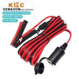 12V Car Battery Alligator Clip to Female <b>Socket</b> Power Supply Connector Emergency Terminal Accessory 12V Power <b>Extension</b> Cord - Product Image 2