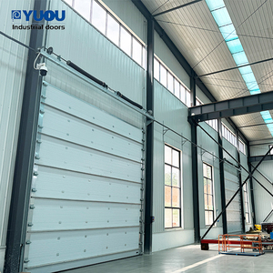 Puerta de fábrica <span class=keywords><strong>plegable</strong></span> de Metal superior seccional industrial Puerta Seccional de elevación <span class=keywords><strong>vertical</strong></span> deslizante superior - Product Image 2