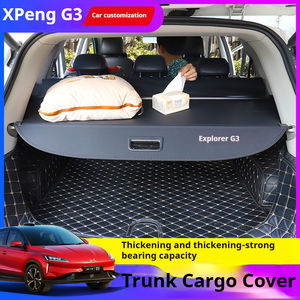 Le plus récent 2025 <span class=keywords><strong>coffre</strong></span> arrière sécurité voiture pare-soleil <span class=keywords><strong>coffre</strong></span> obturateur rétractable couverture de chargement pour Xpeng G3/G3i G6 G9 charge de démarrage bagages - Product Image 2
