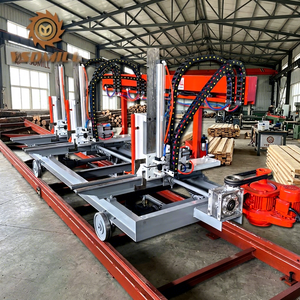 <span class=keywords><strong>Scie</strong></span> à ruban verticale industrielle pour scierie à bois avec système pneumatique automatique à commande PLC, diamètre maximal 700 mm - Product Image 1