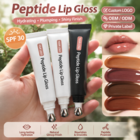 Gloss à Lèvres Longue Tenue Marque Privée, Baume SPF en Récipient, Gloss Peptides