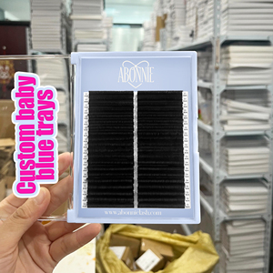 Extension Ciglia Classiche Nere Intense, Facili da Applicare, Finitura Opaca, Morbide come Velluto, Confezioni Singole, Etichetta Privata, Vendita all'Ingrosso - Product Image 1