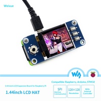 Módulo de Pantalla LCD TFT Weixue de 1.44 Pulgadas para Raspberry Pi 4ª Generación 3B+, Placa de Expansión HAT con Interfaz SPI