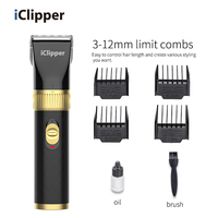 Tondeuse à cheveux électrique domestique IClipper-X8 avec recharge USB pour hommes, machine à couper les cheveux, tondeuse à cheveux professionnelle