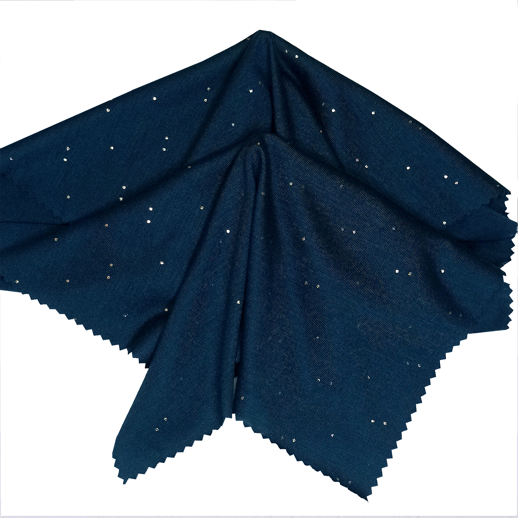 MEIJIALI Textile Hot Sale dot foil print ecovero viscose spandex knitted recycled single jersey fabric