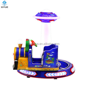 Anh đường sắt Quá Cảnh màu xanh đồng tiền hoạt động đào tạo Kiddy Rides máy giải trí Kiddie đi xe đu - Product Image 6