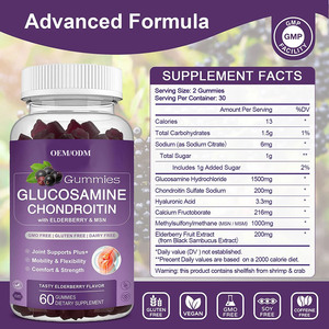 Özel etiket <span class=keywords><strong>Glucosamine</strong></span> <span class=keywords><strong>Chondroitin</strong></span> Gummies yetişkinler için ortak destek Gummies - Product Image 3