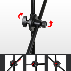 Support aérien support de trépied de bureau réglable 360 degrés Rotation support de disque bras de flèche métal ABS photographie téléphone portable - Product Image 2