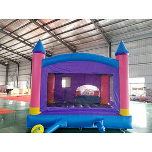 Castillos Inflables de PVC de Grado Comercial en Rosa y Azul para Niños Pequeños, Nuevo Diseño, Castillo Inflable Comercial, Combo de Casa de Brinco - Product Image 4