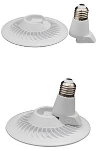 Ampoule LED E27 6000K Lumière du jour 90lm/w 50000H Matériau PC IP30 Contrôle tactile à intensité variable Ra80 Fonction d'urgence - Product Image 3