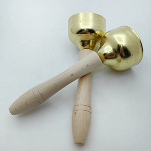 Cloche à main en cuivre pour la vente en gros, instrument de percussion Orff pour l'éducation précoce des enfants - Product Image 3