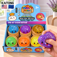 KAITONG Halloween Dim Sum Slow Rising Sensory Stress Relief Fidget Toy Squeeze Squishies Dumpling Squishy Toys