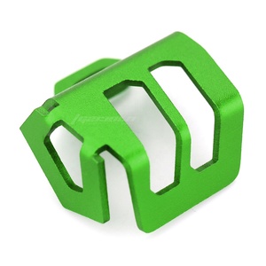 אופנוע CNC אלומיניום אחורי בלם נוזל טנק שמן כוס מגן מחזיק כיסוי סוגר עבור KAWASAKI Z650 Z400 אבזרים - Product Image 2
