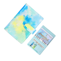 Carpeta de Cuero PU con Tapa Dura A5 A6, Anillas para Hojas Sueltas, Agenda, Planificador, Cuaderno de Presupuesto, Color Personalizado