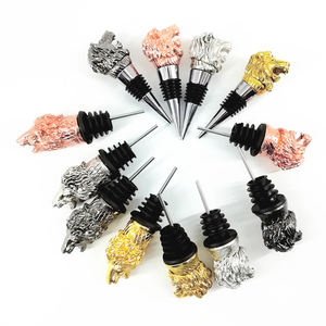 จุกปิดขวดไวน์แบบกำหนดเอง ดีไซน์สร้างสรรค์ รูปสัตว์ 3 มิติ ทำจากโลหะและซิลิโคน ใช้ซ้ำได้ สำหรับขวดเบียร์และไวน์  จุกปิดขวดคุณภาพสูง  สามารถสลักชื่อได้ - Product Image 6