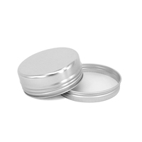Boîtes en aluminium imprimées colorées de 60 g et boîtes en étain métalliques, contenants métalliques exquis pour l'emballage de pommades et de cosmétiques