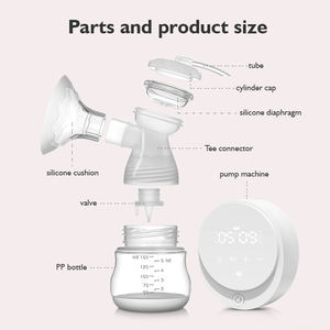 Новый запуск, высокопроизводительный двухсторонний Электрический молокоотсос для грудного молока, без BPA, светодиодный дисплей, супер емкость, двойной молокоотсос для беременных - Product Image 6