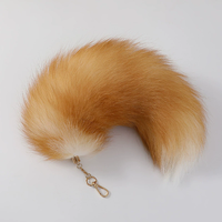 Véritable renard Cheveux Grande Queue Pendentif Sac Pendentif Porte-clés Suspendu Bijoux Bijoux Performance Props Peluche Fourrure Accessoires
