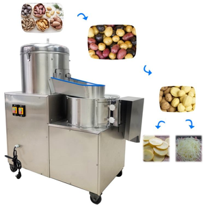 Nouvel appareil électrique de nettoyage et d'épluchage des légumes, conçu pour le lavage de plusieurs types de légumes : Taro, Carotte, Patate douce, Légumes racines. - Product Image 1