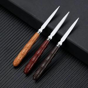 ที่เปิดตัวจดหมายมีดชาที่เปิดจดหมายมีรูปร่างเป็นโลหะที่กำหนดได้เองเป็นของขวัญส่งเสริมการขายที่เปิดจดหมายทำจากสเตนเลสสตีลทนทาน - Product Image 6