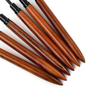 BQAN Private Label Custom Logo Nail Art pennelli manico in legno Nail Liner pennelli Nail Painting Aquarell Gel Brush - Product Image 4