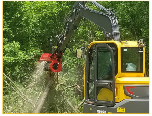 MONDE 10-15t挖掘机碎木机林业机械高品质超级碎木机碎木机 - Product Image 6